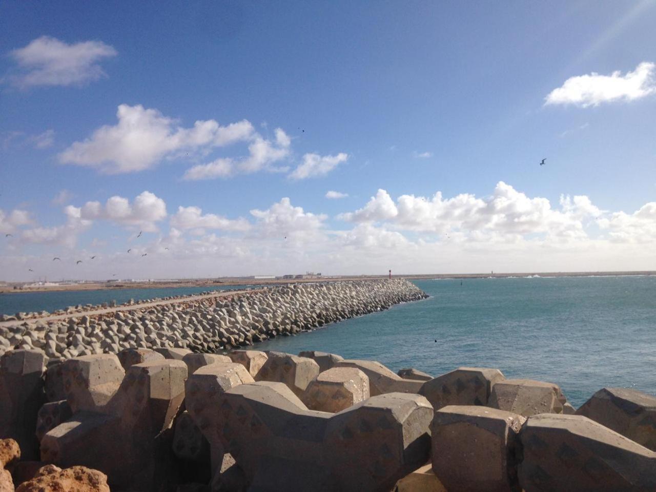 Hotel El ghazi Tarfaya Buitenkant foto